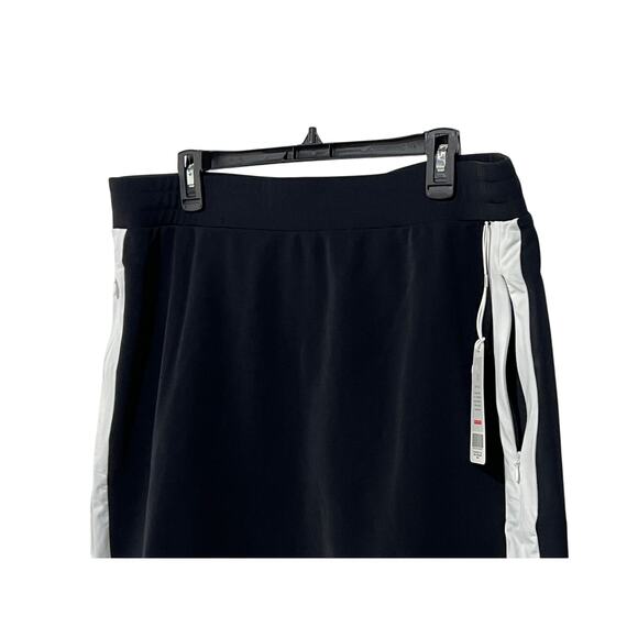 KINONA WOMENS SIZE XLARGE GOLF SPORT SKIRT UPF 50+ ZIP POCKETS BLACK WHITE NWT - Picture 8 of 13
